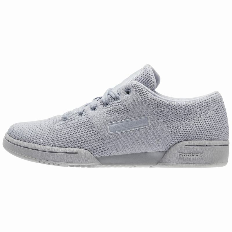Reebok Workout Clean Ultraknit Shoes Womens Grey/White India SV3165HO